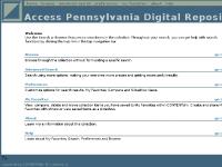 accesspadr - Access Pennsylvania Digital Repository : Home