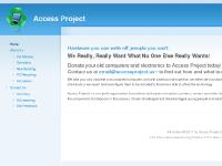 Access Project | A non-profit computer recycling organization Access Project | A non-profit computer recycling organization