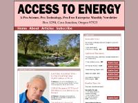 accesstoenergy.com Access to Energy, free enterprise, substance accesstoenergy.com Access to Energy, free enterprise, substance