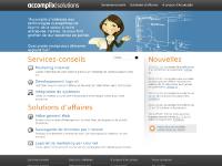 accomplix.com Services-conseils, Marketing Internet, Développement logiciel accomplix.com Services-conseils, Marketing Internet, Développement logiciel