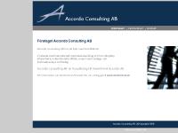 Accordo Consulting AB - Start Accordo Consulting AB - Start