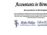 Accountants in Birmingham, Birmingham Accountants for Business Accountants in Birmingham, Birmingham Accountants for Business