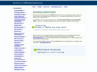 AccountingCrosswords.com - Have Fun With Accounting