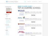 Top Accounting Degrees &mdash; Earn Your Accounting Degree Online