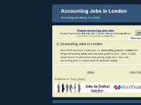 Accounting Jobs in London Accounting Jobs in London