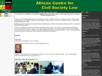 African Centre for Civil Society Law African Centre for Civil Society Law