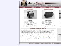 accuclutch.com HYSTERESIS, MAGNETIC PARTICLE, SPECIAL DESIGNS accuclutch.com HYSTERESIS, MAGNETIC PARTICLE, SPECIAL DESIGNS