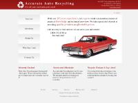 Accurate Auto Recycling | For all your used auto part needs