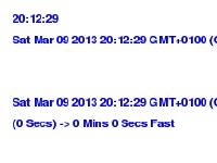 accurate-time - Accurate Time from an Atomic Clock. Rugby Transmitter UK