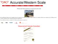 Accurate/Western Scale Co. Ltd. - Scale Sales and Service