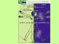 ace-ergocanada.ca page d'accueil de l'ACE ace-ergocanada.ca page d'accueil de l'ACE
