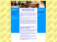 Home Based Office Based Business Opportunities