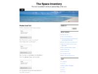 The Space Inventory | The most inconsistent and least updated blog on the web