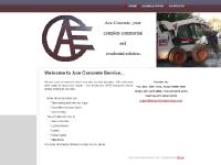 Ace Concrete Services Ace Concrete Services