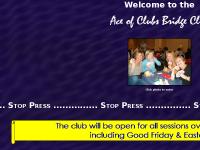 Ace of Clubs Entry Page Ace of Clubs Entry Page
