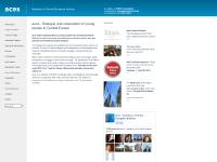 ACES - aces - Dialogue and cooperation of young people in Central Europe ACES - aces - Dialogue and cooperation of young people in Central Europe