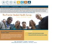 ACHA-NCHA Data, American College Health Association ACHA-NCHA Data, American College Health Association