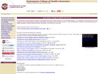 Health Informatics Thought Leaders: Australasian College of Health Informatics, Australasia's Health Informatics Professional Body Health Informatics Thought Leaders: Australasian College of Health Informatics, Australasia's Health Informatics Professional Body
