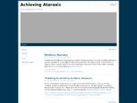 Achieving Ataraxis (Peace of Mind) Achieving Ataraxis (Peace of Mind)