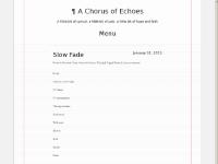 achorusofehoes.wordpress.com A Chorus of Echoes, i.read.Poetry.Art.Reflections.Life, Writings achorusofehoes.wordpress.com A Chorus of Echoes, i.read.Poetry.Art.Reflections.Life, Writings