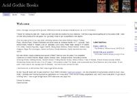 acidgothic.com Acid, Gothic, Books