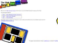 Acid Tests - The Web Standards Project