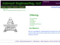 projects, Ackroyd Engineering, LLC projects, Ackroyd Engineering, LLC
