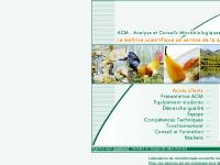 ACM : laboratoires d'analyses et conseils microbiologiques en Val de Loire ACM : laboratoires d'analyses et conseils microbiologiques en Val de Loire