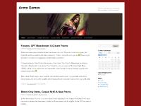 acmegames.co.uk Acme Games, Gaming Sessions, Loyalty Cards