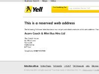 Reserved web address for Acorn Coach & Mini Bus Hire Ltd » Yell.com