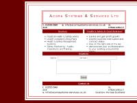 Acorn Systems & Services Ltd - Health, Risk, CDM, Assessment, Safety, Asbestos, Acorn Systems & Services Ltd - Health, Risk, CDM, Assessment, Safety, Asbestos,