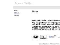 acornwills.co.uk Services, Report Abuse acornwills.co.uk Services, Report Abuse