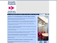 acoustic-products.co.uk Acoustic Products, movable walls, acoustic panels