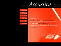 statistik för acoustica - Acoustica statistik för acoustica - Acoustica