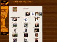 AcousticByLines: Acoustic Music Events, Performers, Locations, and Businesses