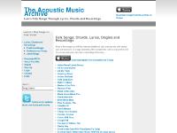 Folk Songs - Chords, Lyrics and Recordings - The Acoustic Music Archive Folk Songs - Chords, Lyrics and Recordings - The Acoustic Music Archive