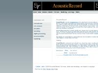acousticrecord.co.uk acousticrecord.co.uk