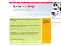 acousticselling - Acoustic Selling - Home acousticselling - Acoustic Selling - Home
