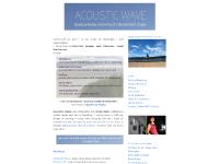 ACOUSTIC WAVE ACOUSTIC WAVE