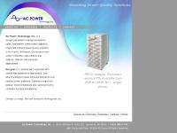 acpower.com AC Power Technology Inc., Services, Products