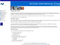acquagroup.com Corporate Profile acquagroup.com Corporate Profile