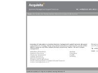 Business Management Support | Health | Education | Industry - Acquisita LLP Business Management Support | Health | Education | Industry - Acquisita LLP