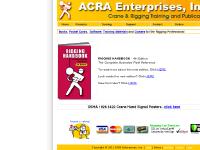 ACRA Enterprises - Books and Training for the Crane and Rigging Professional