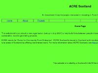 Action for Community Rural Enterprise - ACRE Scotland Action for Community Rural Enterprise - ACRE Scotland