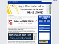 Discount Acro Props hire for direct delivery in the UK. £4 per week. :acro-props.co.uk Discount Acro Props hire for direct delivery in the UK. £4 per week. :acro-props.co.uk