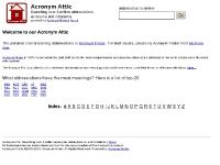 Acronym Attic - over 3 million definitions for acronyms and abbreviations Acronym Attic - over 3 million definitions for acronyms and abbreviations