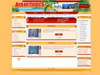 acrostiches.com Accueil, Acrostiches, Acroscore