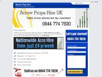Low cost Acrow props hire. Available for rapid delivery from just Â£4pw | :Acrow Prop hire