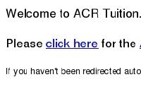 ACR Tuition - Tutors with passion ACR Tuition - Tutors with passion