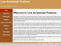Low Acrylamide Potatoes